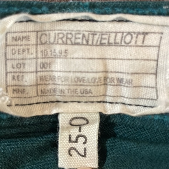 Current Elliot The Skinny Ankle Atlantic Coated Jeans - Picture 13 of 14